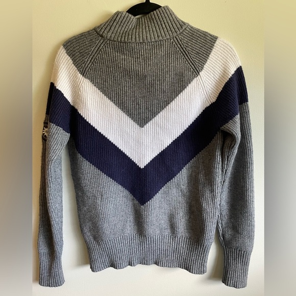 ALP N ROCK- chevron mock turtle neck in a size small - Picture 2 of 5